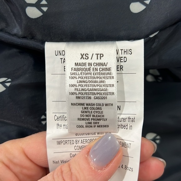 BETHANY MOTA blue puffer jacket - Picture 9 of 12